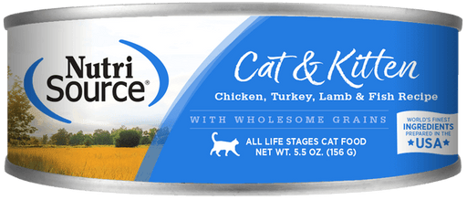 NutriSource Chicken, Turkey, Lamb & Fish 5 oz