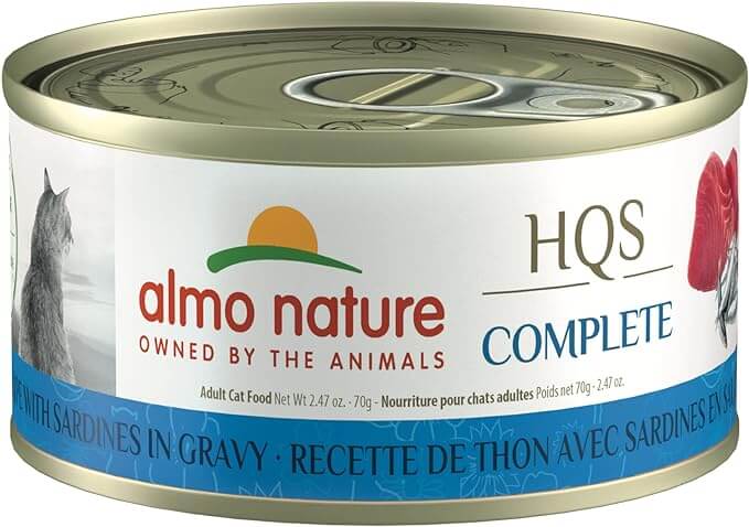 Almo Nature Complete Wet Cat Food, Tuna Recipe with Sardines 2.47 oz