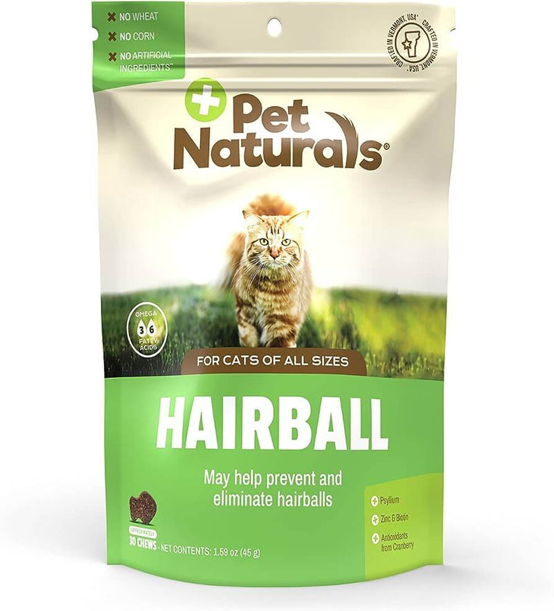 Pet Naturals Hairball Prevention for Cats, 30 Chews