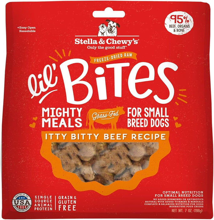 Stella & Chewy's Freeze-Dried Raw Lil' Bites, Beef, 7 oz