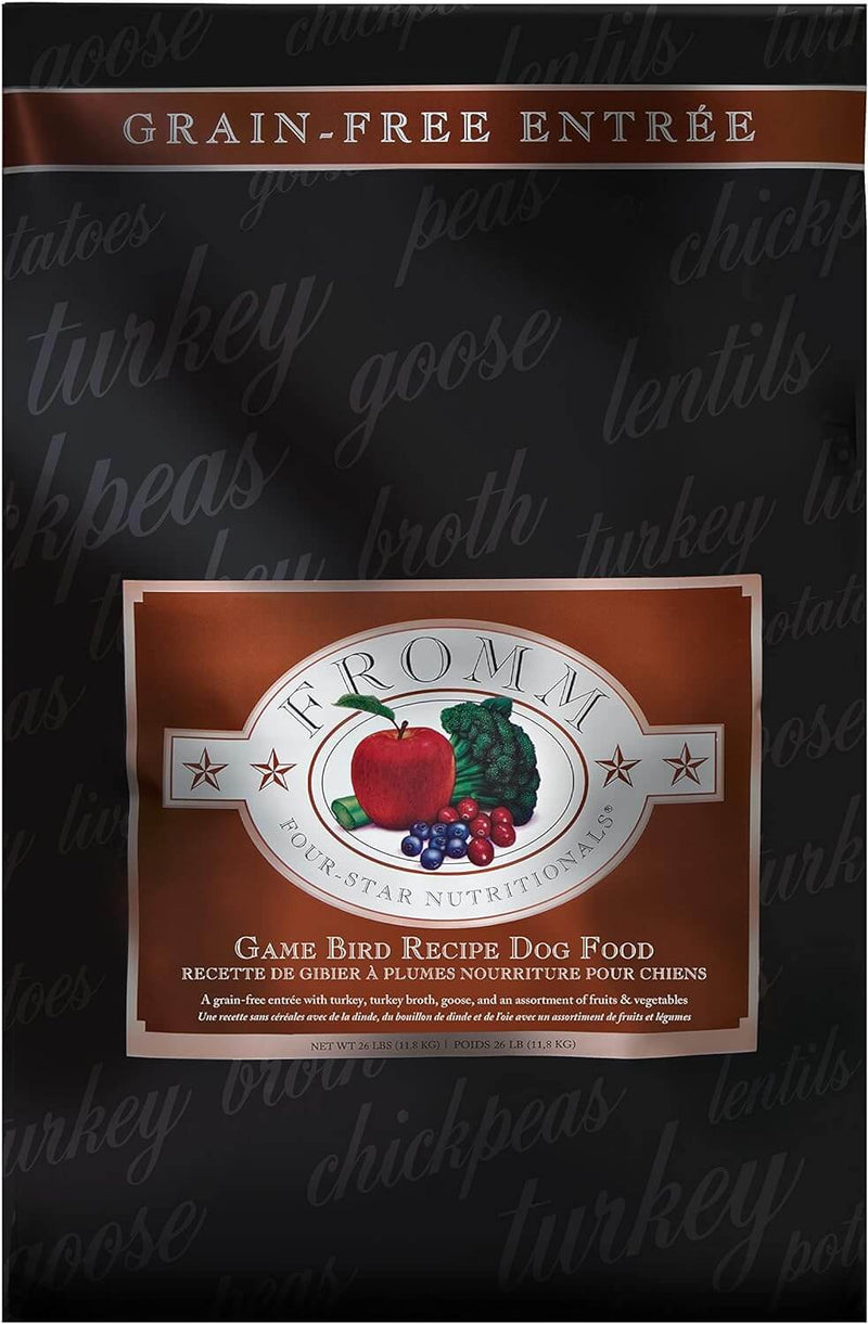 Fromm 4 Star Grain Free Dog Food, Gamebird Recipe