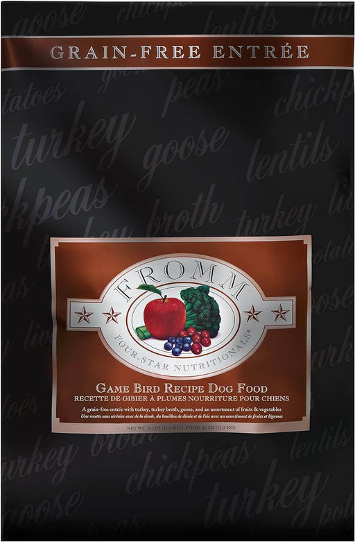 Fromm 4 Star Grain Free Dog Food, Gamebird Recipe