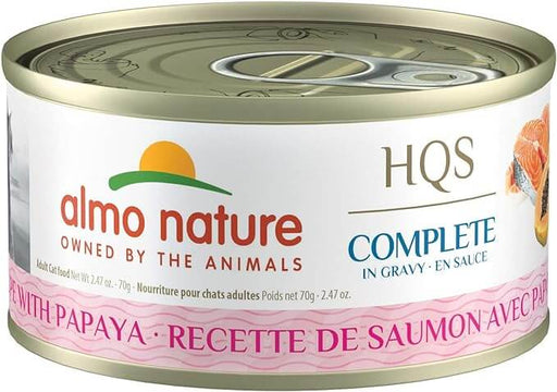 Almo Nature Complete Wet Cat Food, Salmon with Papaya 2.47 oz