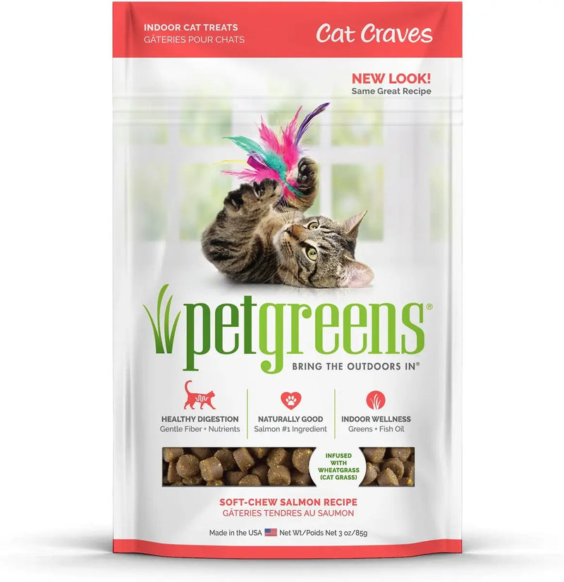 Bellrock Cat Craves Pet Greens: Salmon 3 oz