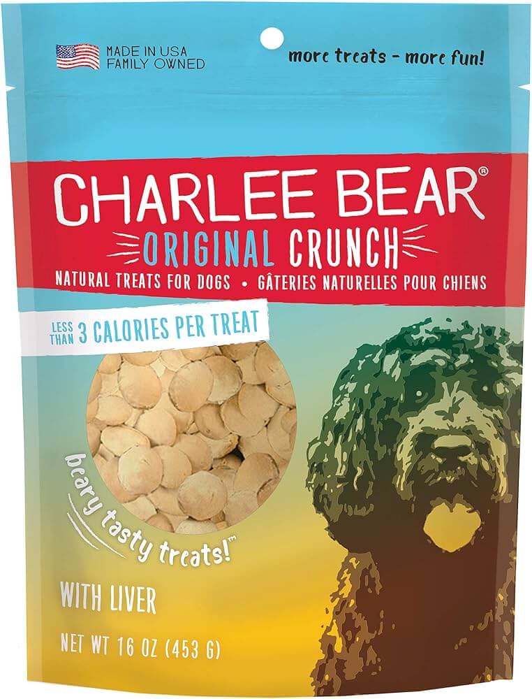 Charlee Bear Original Crunch with Liver Treat 16 oz
