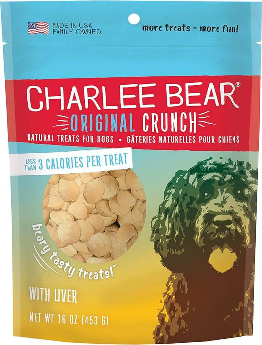 Charlee Bear Original Crunch with Liver Treat 16 oz