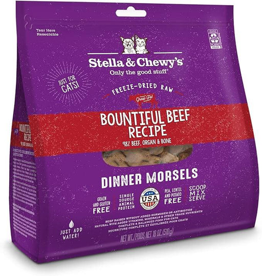 Stella & Chewys Freeze-Dried Cat Food, Bountiful Beef