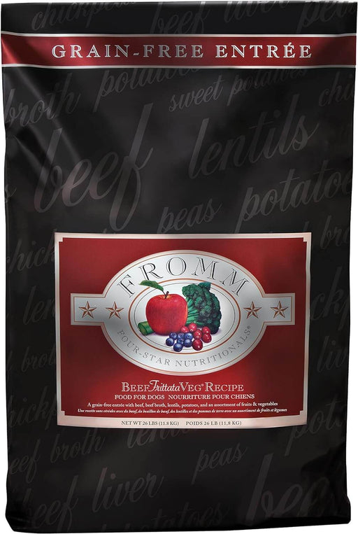 Fromm 4 Star Grain Free Dog Food, Beef Frittata Veg Recipe