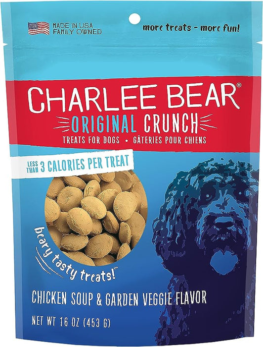 Charlee Bear Original Crunch Chicken Soup & Garden Vegetable Treat 16 oz