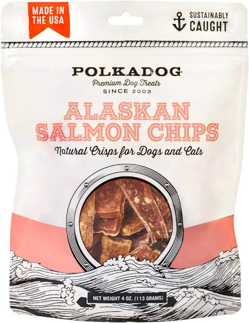 Polkadog Alaskan Salmon Chips, 4 oz