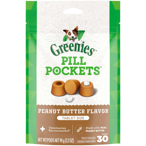 Greenies Pill Pockets, Peanut Butter Flavor