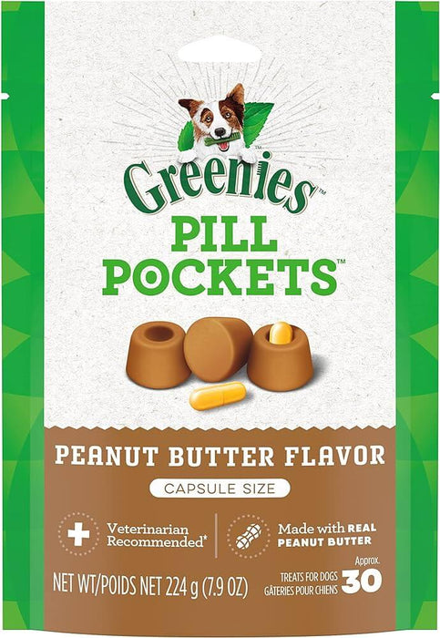 Greenies Pill Pockets, Peanut Butter Flavor