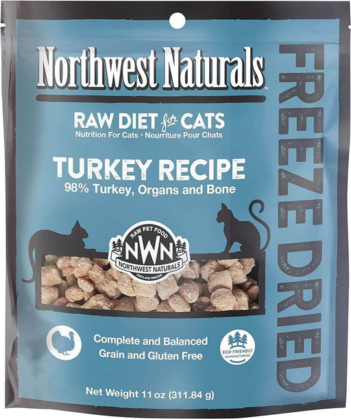 Northwest Naturals Freeze Dried Raw Diet for Cats, Turkey 11oz