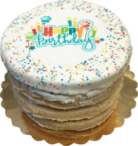 Preppy Puppy "Happy Birthday" Cake 5"