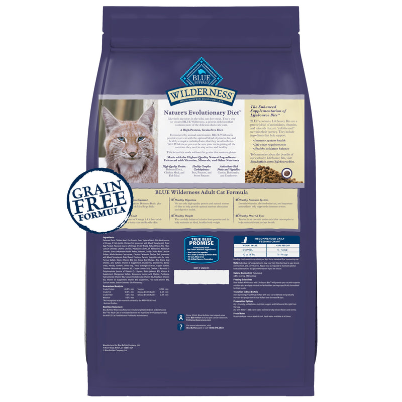 Blue Buffalo Wilderness Chicken Adult Cat Food 6 lbs