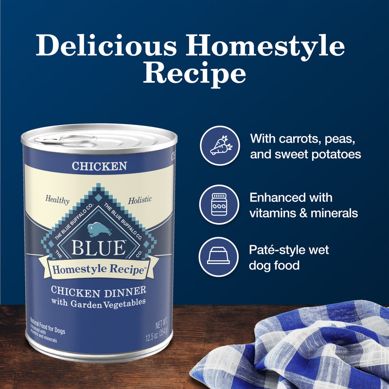 Blue Buffalo Chicken Dinner with Garden Vegetables 