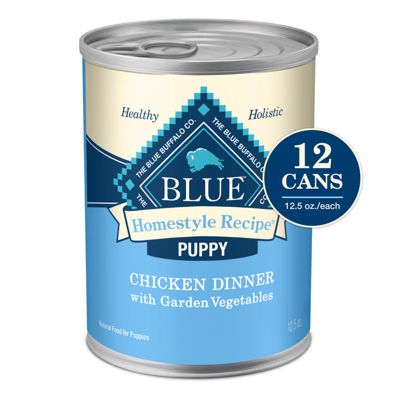 Blue Buffalo Homestyle Recipe Puppy Chicken Dinner with Garden Vegetables