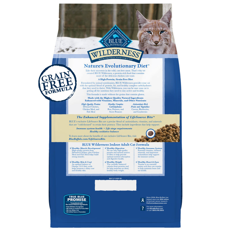 Blue Buffalo Wilderness Indoor Chicken Cat Dry Food