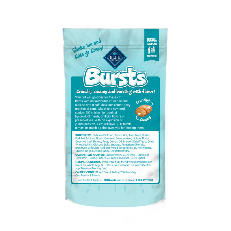 Blue Buffalo Bursts Savory Seafood Cat Treats, 2.0oz