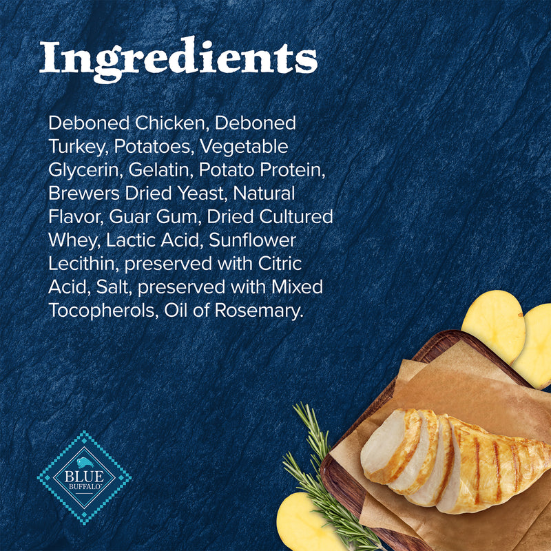 Blue Wilderness Chicken & Turkey Recipe Soft & Moist Cat Treats 2oz