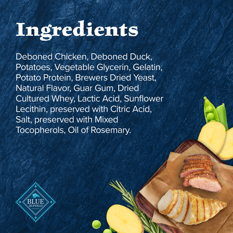 Blue Wilderness Chicken & Duck Recipe Soft & Moist Cat Treats 2oz