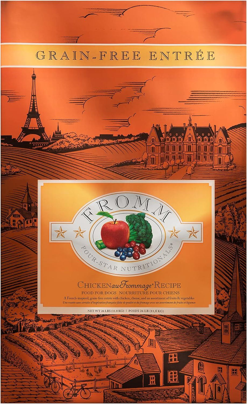Fromm 4 Star Grain Free Dog Food, Chicken Au Frommage Recipe