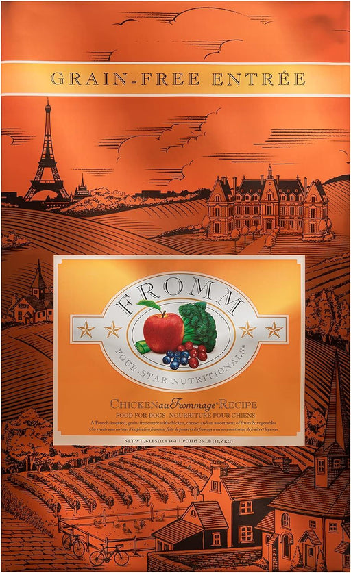 Fromm 4 Star Grain Free Dog Food, Chicken Au Frommage Recipe