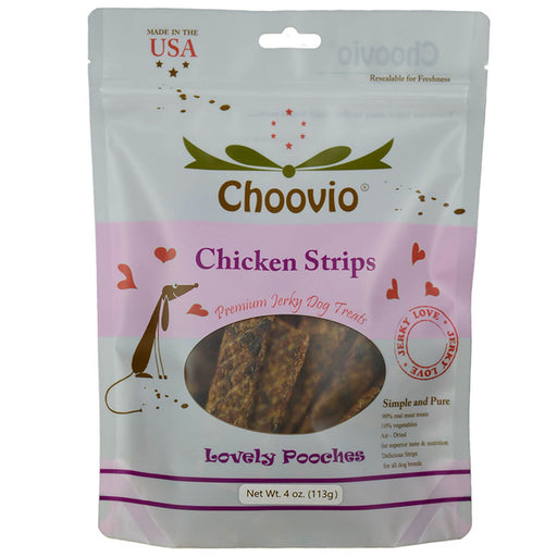 Choovio Chicken Strips Dog Treats 5oz