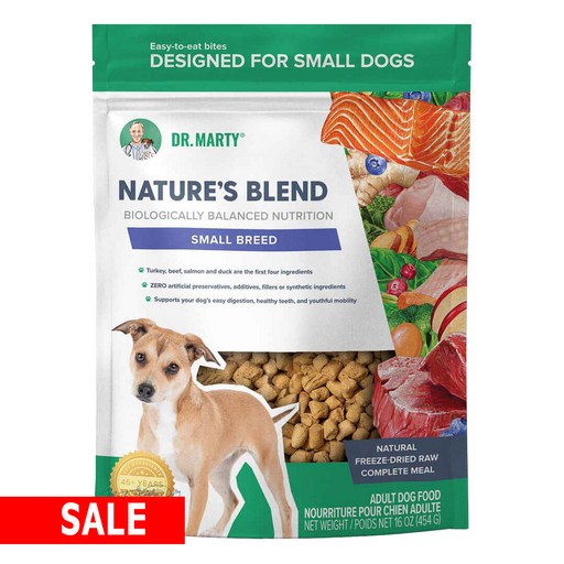 Dr. Marty Nature's Blend Small Breed Premium Freeze-Dried Raw Dog Food