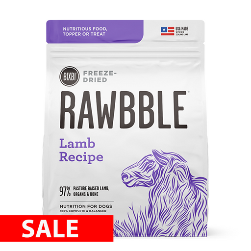 Bixbi Rawbble Freeze-Dried Dog Food, Lamb Recipe
