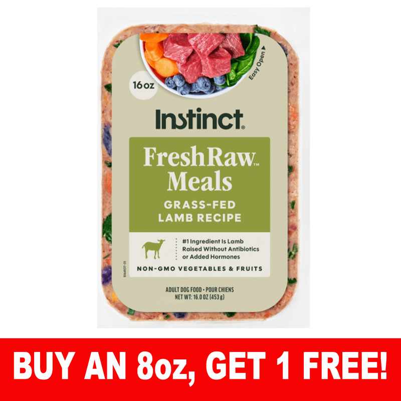 Instinct FreshRaw Meals Grass-Fed Lamb Recipe for Dogs