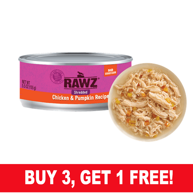 RAWZ Shredded Chicken & Pumpkin Wet Cat Food