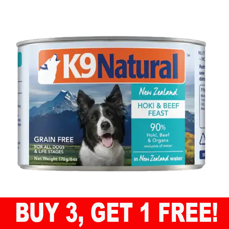 K9 Natural Canned Dog Food - Hoki BF