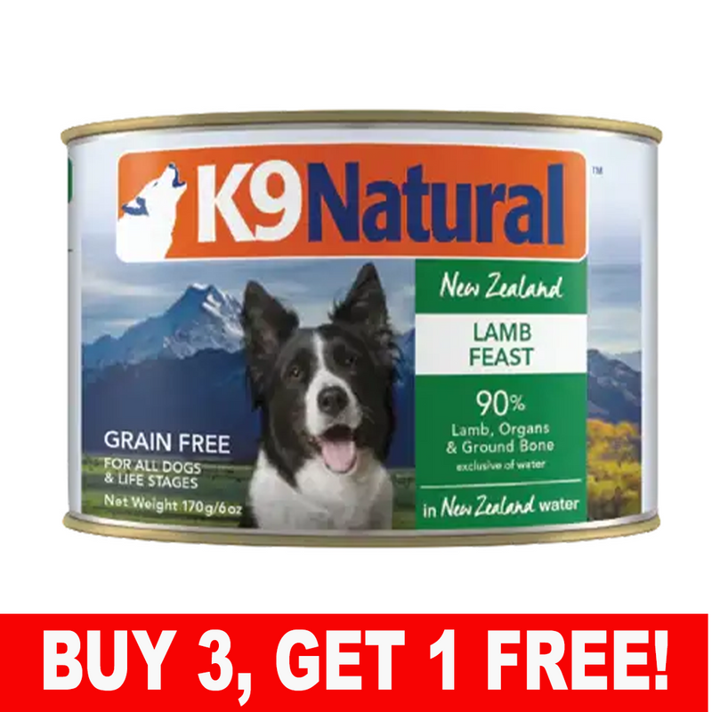 K9 Natural Canned Dog Food - Lamb