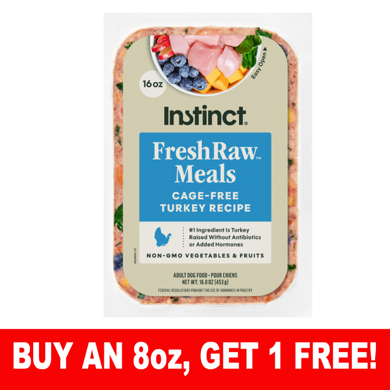 Instinct FreshRaw Meals Cage-Free Turkey Recipe for Dogs
