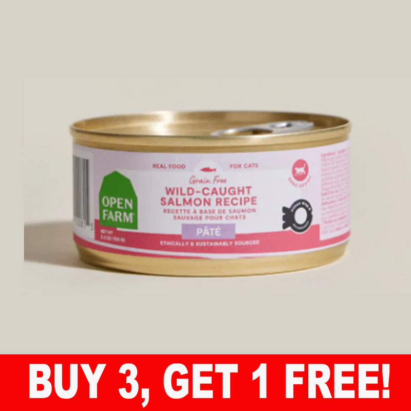 Open Farm Grain Free Wild Caught Salmon Pâté for Cats