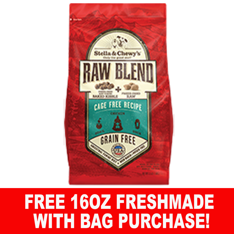 Stella & Chewy's Dog Food Raw Blend Cage Free