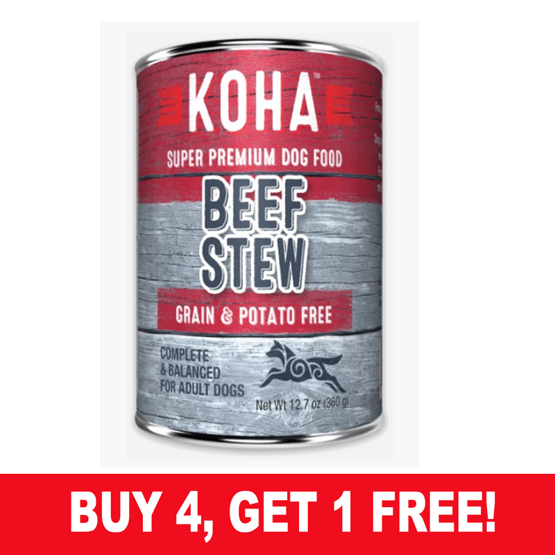 Koha Beef Stew Grain Free Dog Food 12.7oz