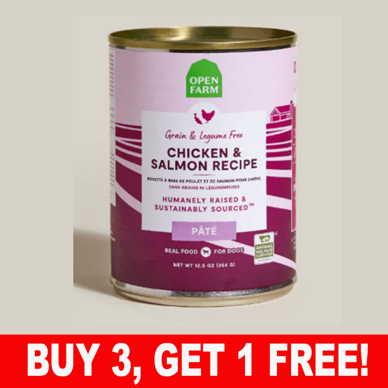 Open Farm Dog Grain Free Chicken & Salmon Pate 12.5 oz
