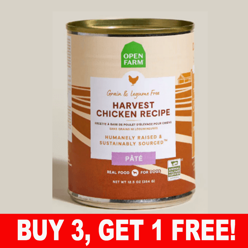 Open Farm Dog Grain Free Harvest Chicken Pate 12.5 oz