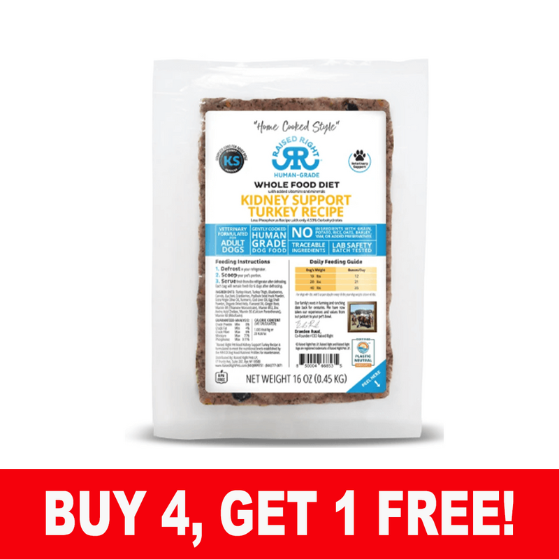 Raised Right Kidney Support Turkey Recipe, 16 oz
