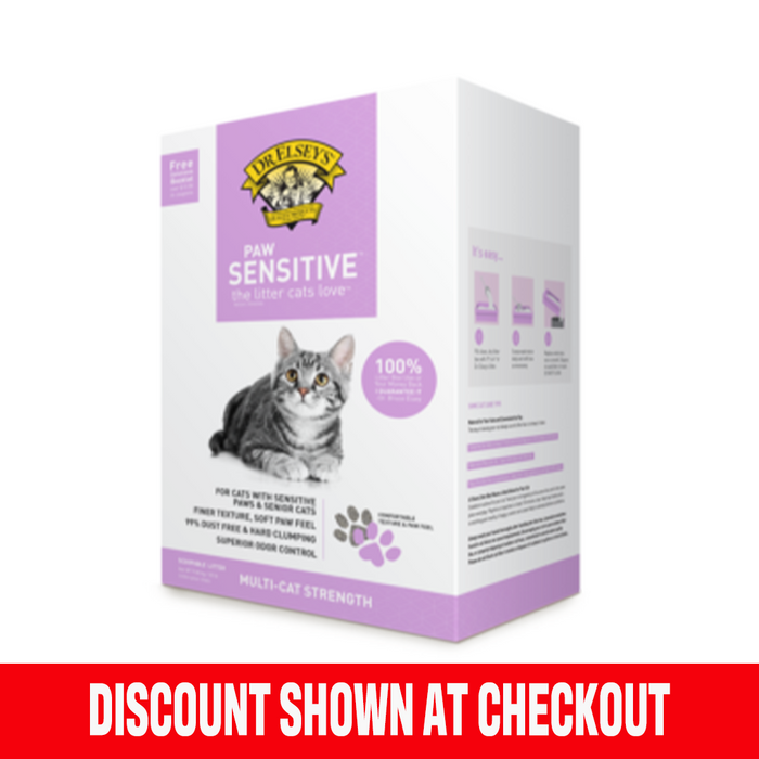 Dr. Elsey s Paw Sensitive Litter 20lb Jake s Pet Supply