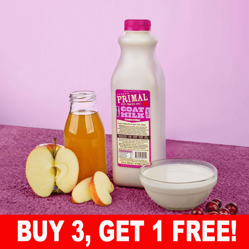 Primal Frozen Goat Milk, Cranberry Blast 32 oz.