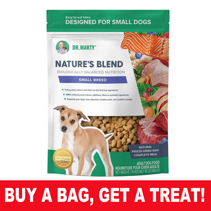 Dr. Marty Nature's Blend Small Breed Premium Freeze-Dried Raw Dog Food
