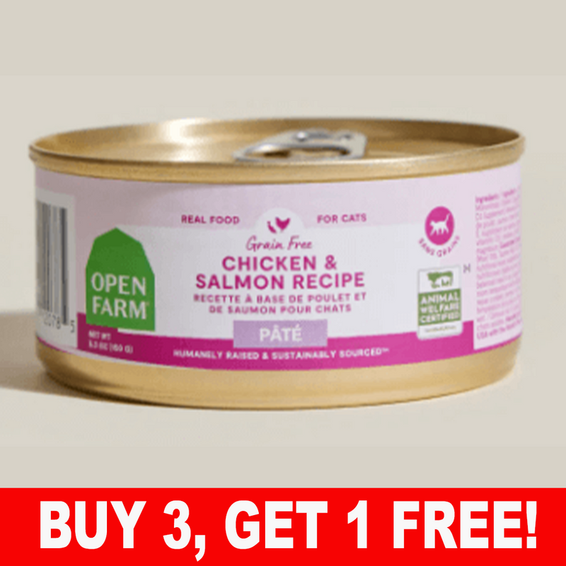 Open Farm Harvest Chicken & Salmon Pâté for Cats
