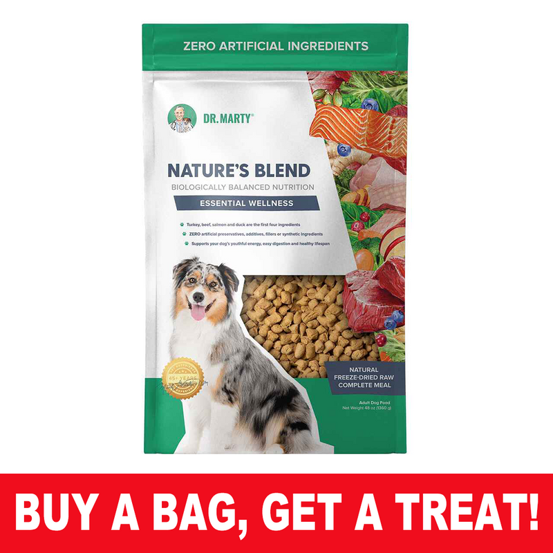 Dr. Marty Nature's Blend Essential Wellness Freeze-Dried Raw Dog Food