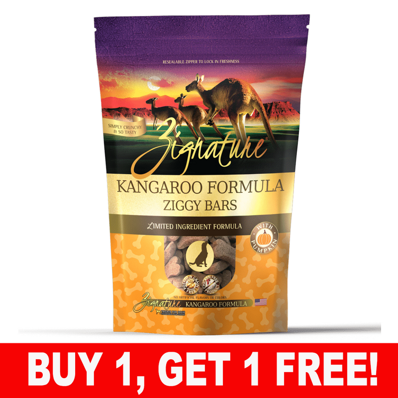 Zignature Ziggy Bars Treat, Kangaroo Formula, 12 oz
