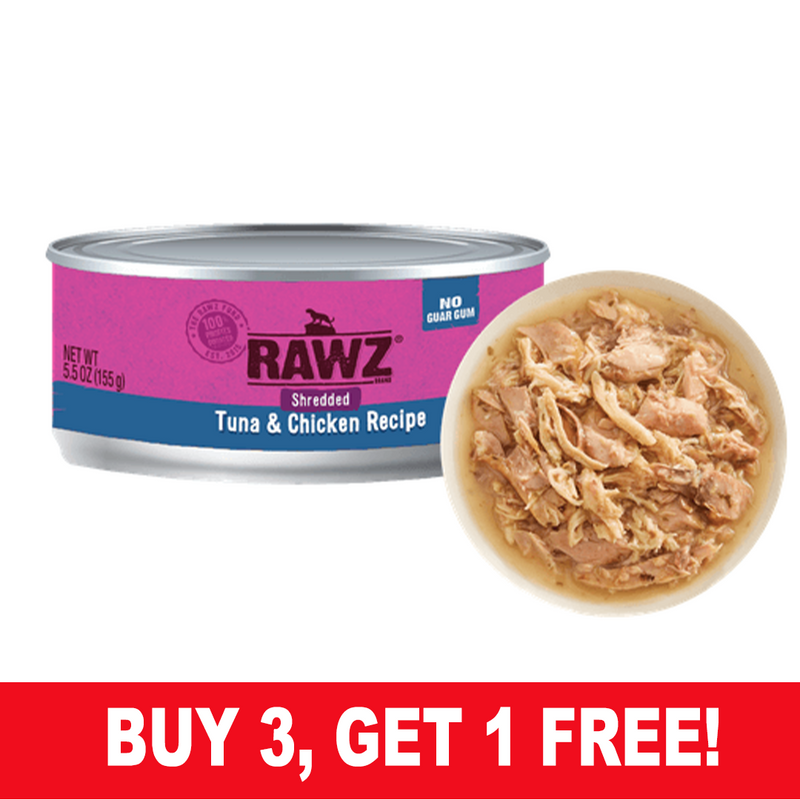 RAWZ Shredded Tuna & Chicken Wet Cat Food