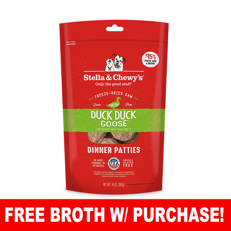 Stella & Chewys Duck Duck Goose Freeze-Dried Dog Food
