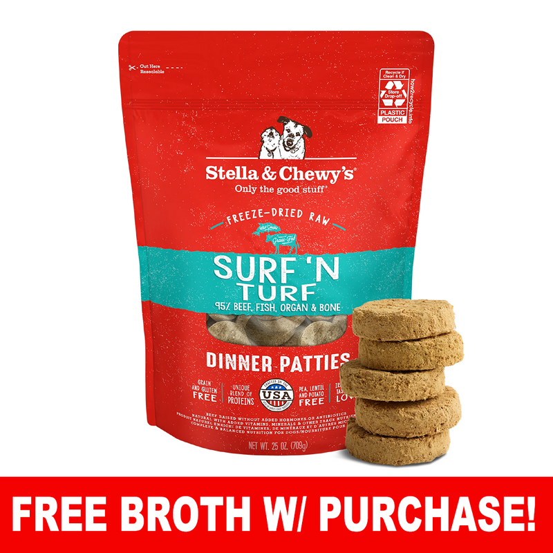 Stella & Chewys Freeze-Dried Surf & Turf Dinner